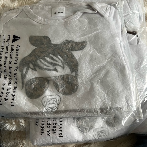 #Babylife 3 piece outfit leopard print onesie skirt headband - Picture 6 of 8